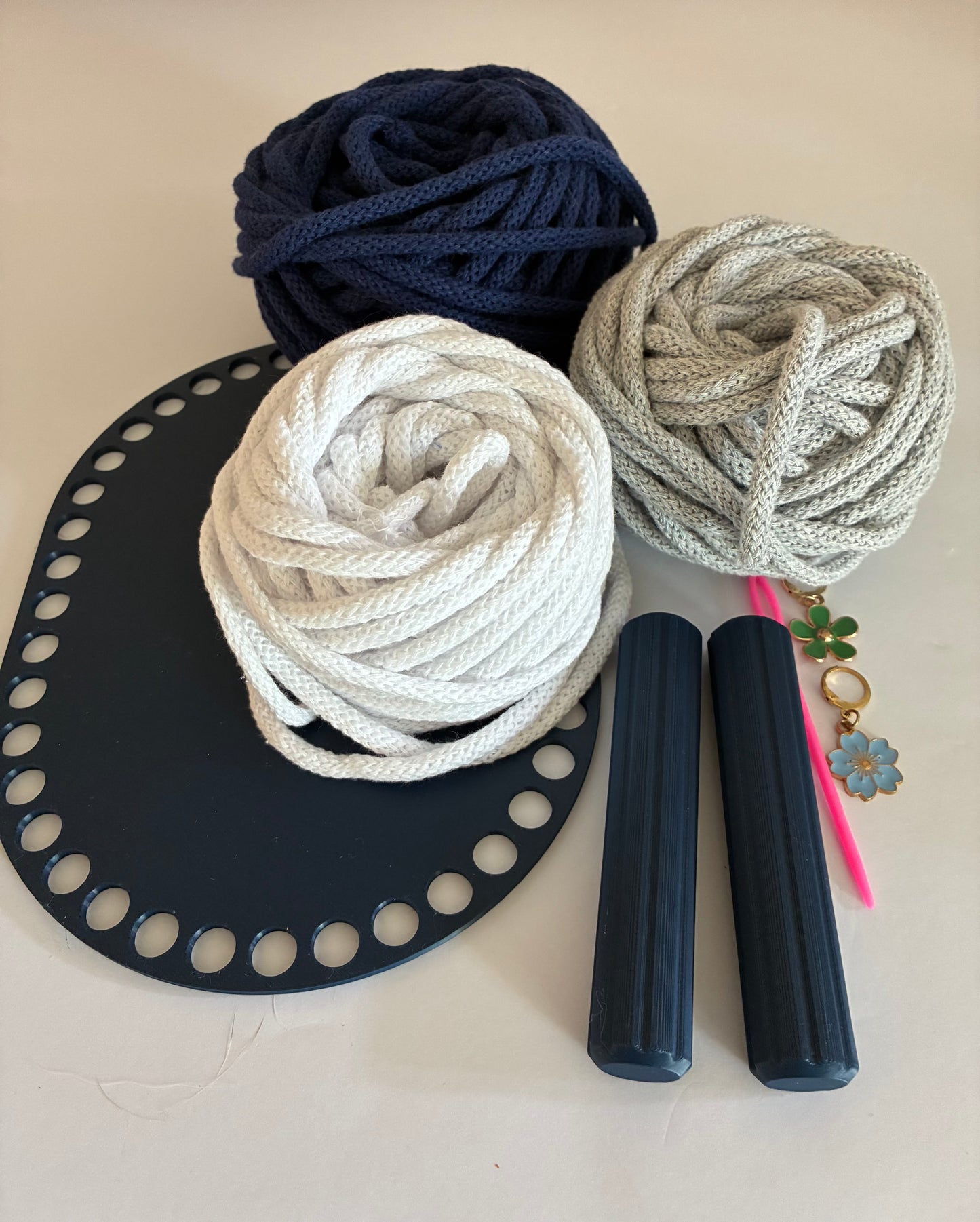 Handled Basket DIY Kit (Blue)