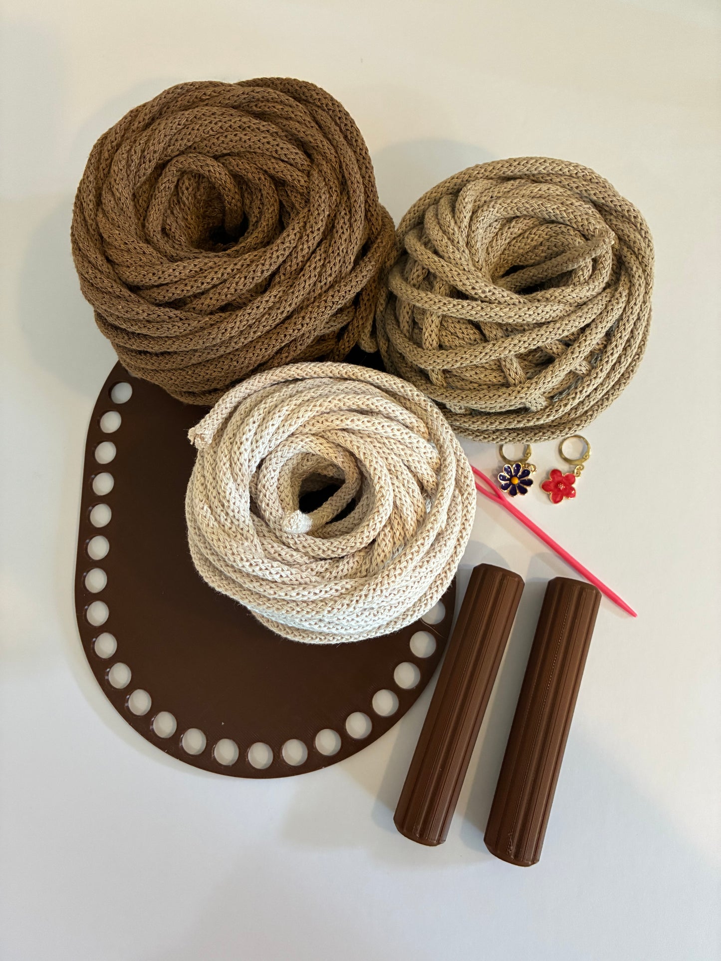 Handled Basket DIY kit (Brown)