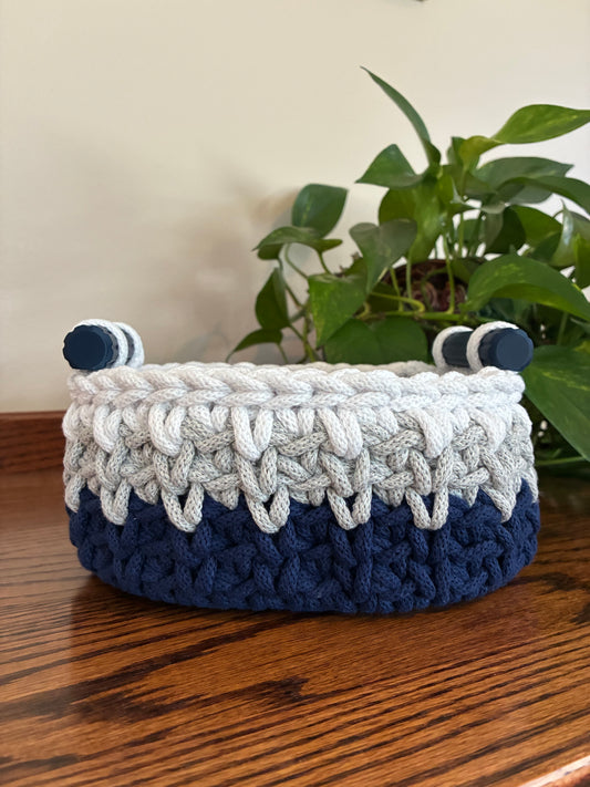 Handled Basket DIY Kit (Blue)