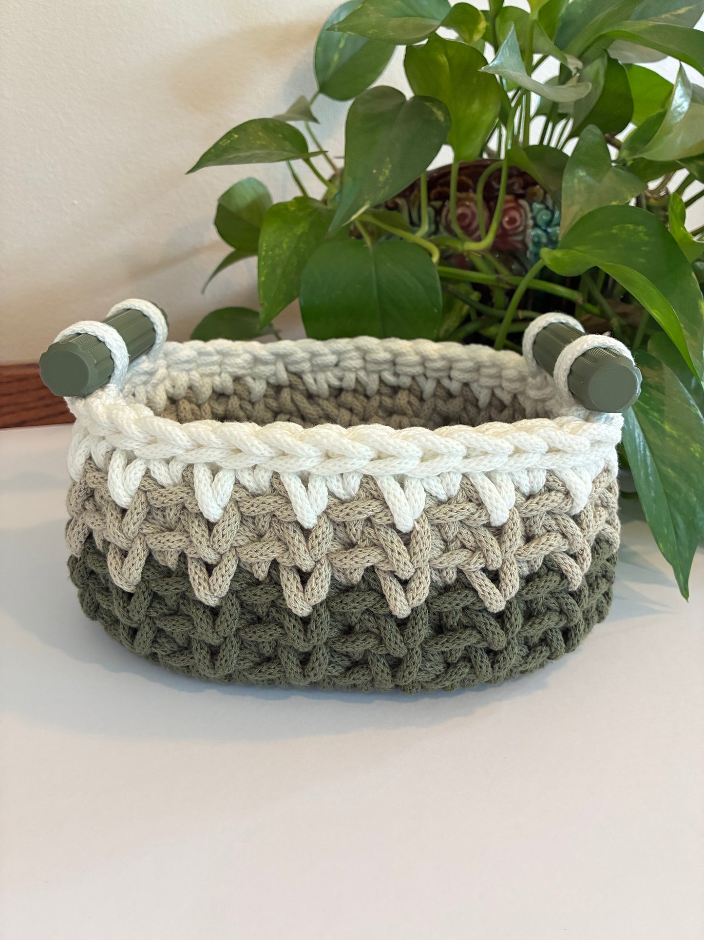 Handled Basket DIY kit (Green)