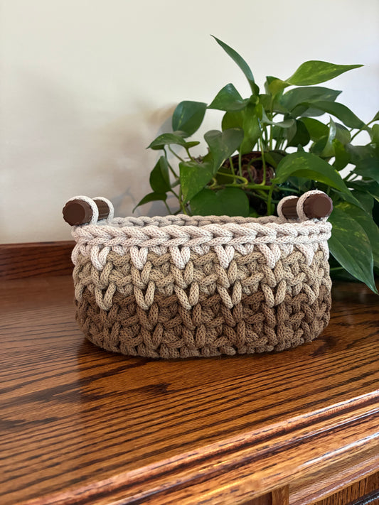 Handled Basket DIY kit (Brown)