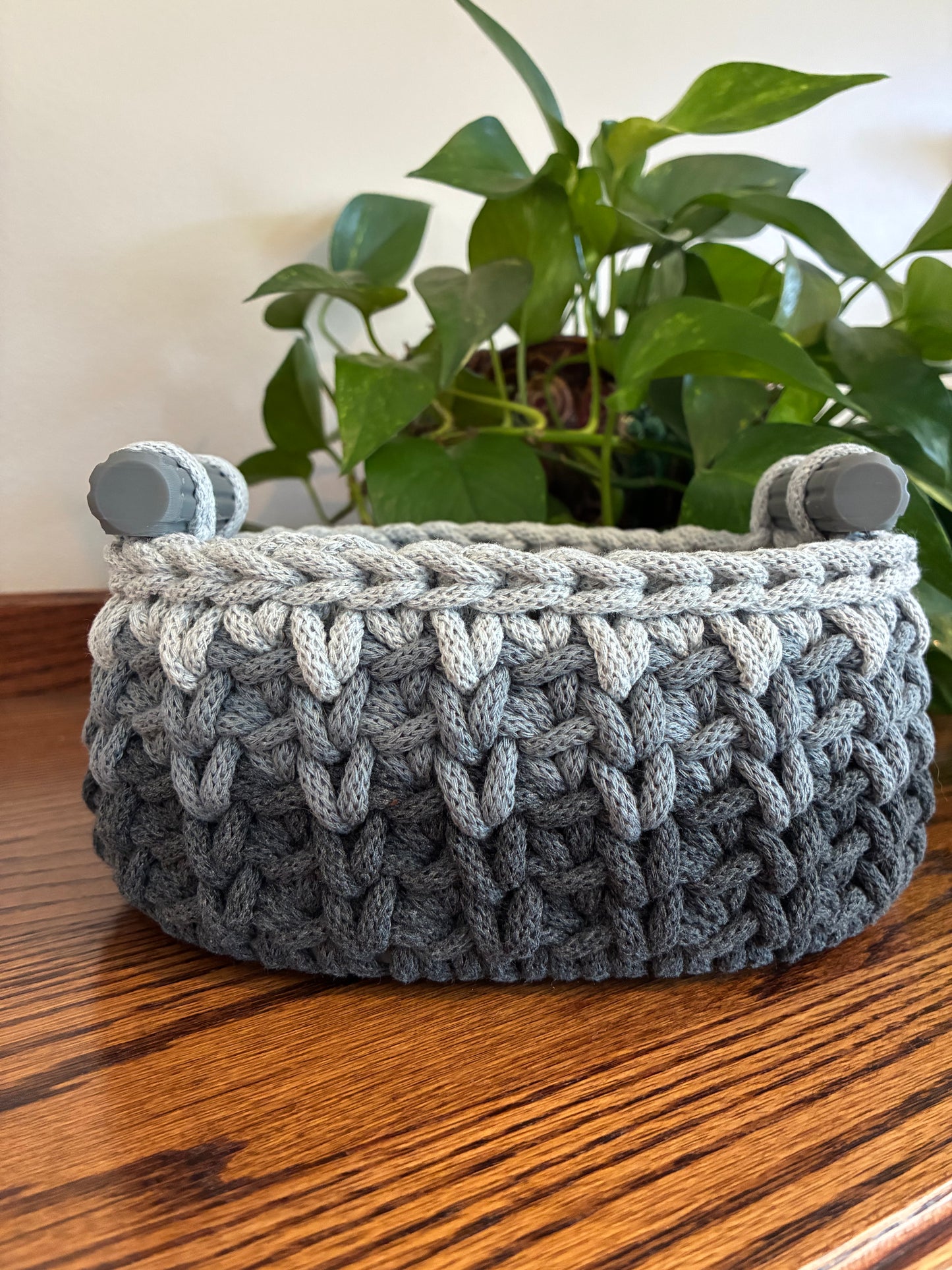 Handled Basket DIY Kit (Gray)