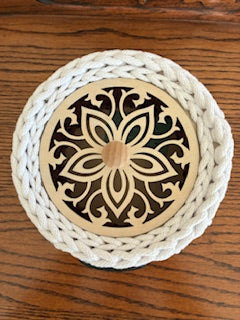 6" flower lid basket